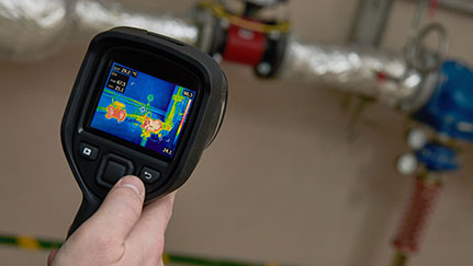 Thermal imaging to prevent fires